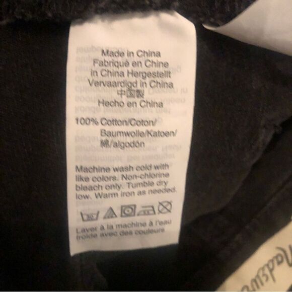 Rigid Denim A-Line Mini Skirt in Lunar Wash: Button-Front Edition - Picture 5 of 6